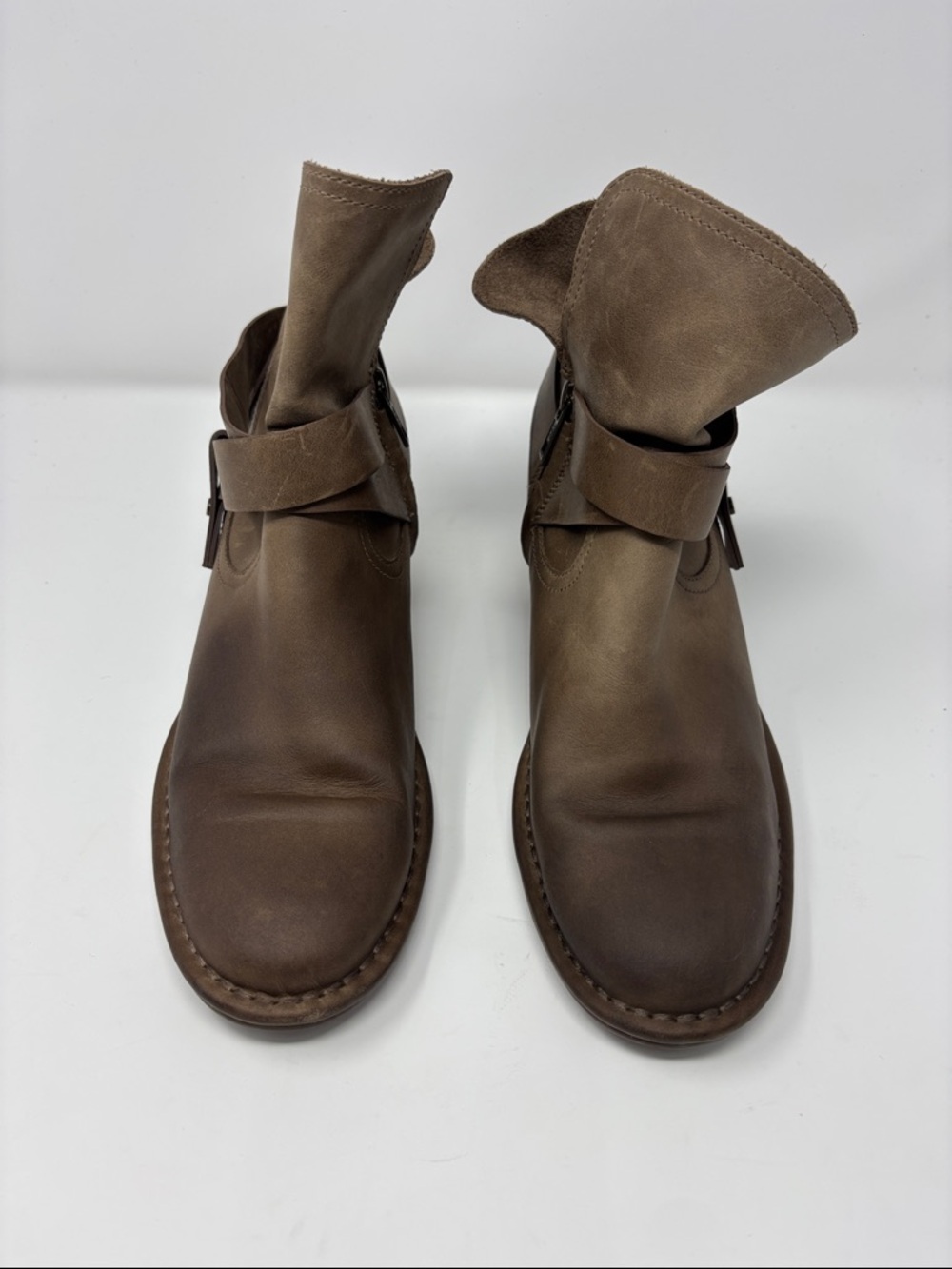 Ugg‎ | Brown Leather Ankle Boots 8.5